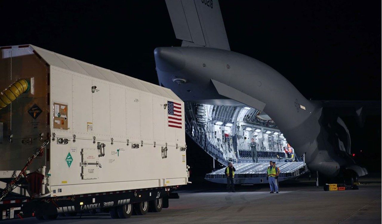 GPS III SV01 Preparing for Transport