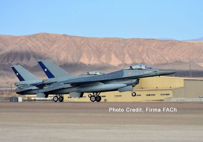 A Lockheed Martin modernizará os F-16 da FACh para o padrão
